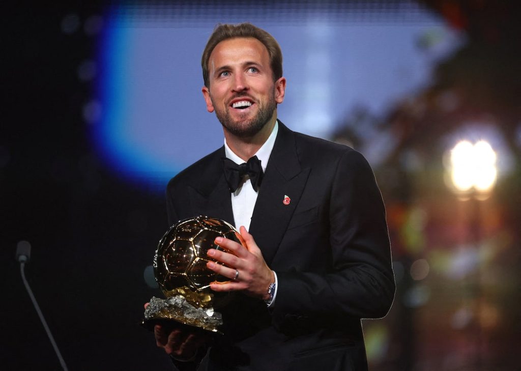 Harry Kane crowned Baloon d’Or king as England captain reaches football’s ultimate summit